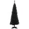 Edge Collections - 5' - Black - Slim Pencil Artificial Christmas Tree for Easy Holiday Decor - 1 Piece